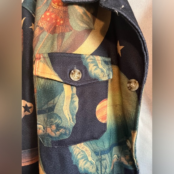 Fake wool jacket perfect for fall - Picture 3 of 5